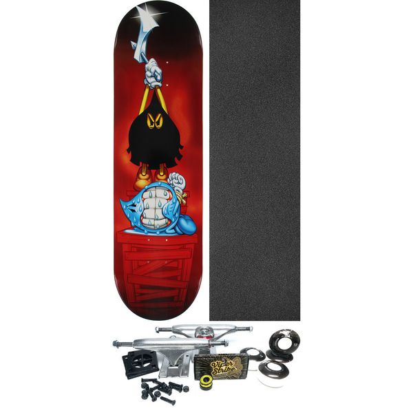 World Industries Skateboards Chopper Skateboard Deck - 8.3" x 32" - Complete Skateboard Bundle